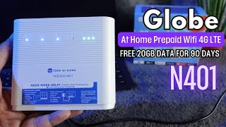 Globe At Home  4G Prepaid Wifi Unboxing short review and speed testing [upl. by Nilo]