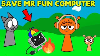 Who Unplugged Mr Fun Time Computer  Sprunki Incredibox [upl. by Odlawso784]