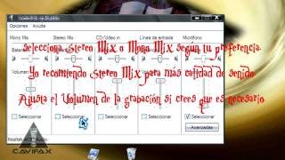 Grabar todo sonido que pase por tu Windows XP ¡Sin Instalar Nada [upl. by Konstance]