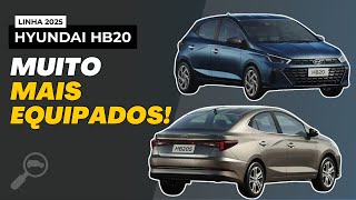 Hyundai HB20 2025  Confira preços e equipamentos de TODAS as versões [upl. by Asyla646]