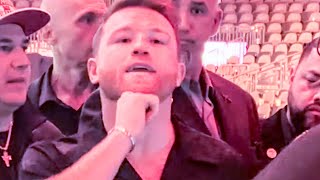 Canelo MOCKS De La Hoya after DROPPING amp BEATING Jaime Munguia [upl. by Cranford635]