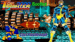 Top Fighter 2000 MK VIII Bootleg Genesis  Cycl Cyclops Playthrough [upl. by Ynnub112]