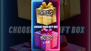 Choose Your Gift Box 🎁💝 gift chooseonebox giftbox choosebox viralvideo giftunbox viralvideo [upl. by Samalla]