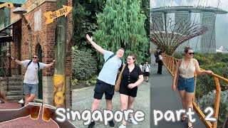 SINGAPORE Universal Studios 🎢 Cloud Forest Skywalk and more VLOG 2 [upl. by Arded810]