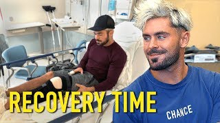 An Inside Look at My Knee Recovery  Recovery Time w Zac Efron [upl. by Dino]