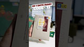 A5 1 Date Diary  Code 13 [upl. by Hestia]