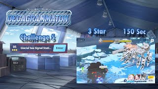 Blue Archive Global  Decagrammaton Challenge 5 150 Sec Clear [upl. by Kenay]