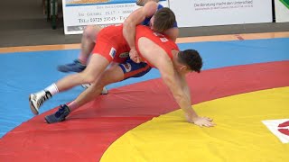 Wrestling  Ringen LM Sachsen 2024 Gelenau Junioren 87 kg GR Barbieru  Znamenacek [upl. by Leifeste]