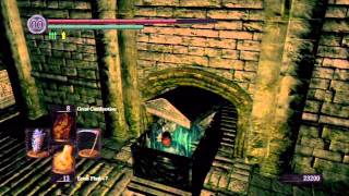 Dark Souls Catacombs Pt 1 Titanite Demon Great Scythe and Gravelord Covenant [upl. by Ellerahc196]