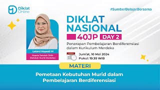 DAY 2  DIKLAT NASIONAL Penerapan Pembelajaran Berdiferensiasi dalam Kurikulum Merdeka [upl. by Forrester]