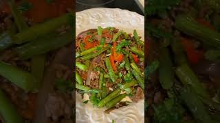 Mince Beef with Green Beans  Giniling at gulay food ginilingrecipe [upl. by Anyad]