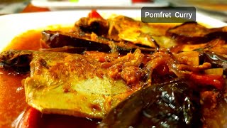 Restaurant Style Pomfret Curry  Pomfret Curry In A Different Style Bengali Style Pamphlet Curry [upl. by Hebbe]