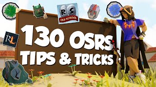 130 OSRS Tips amp Tricks 2024 [upl. by Aztirak]