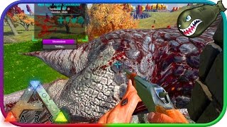 Ark Survival Evolved  Epic Alpha Carno Tame Reinforcing the House 2 Ark Extinction Mod [upl. by Koorb]