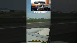 B737NG REVERSE THRUST aviation boeing flight b737 shorts [upl. by Bowrah]