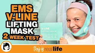 EMS VLine Lifting Mask 2 Week Test  THIS IS REAL LIFE [upl. by Nyra561]