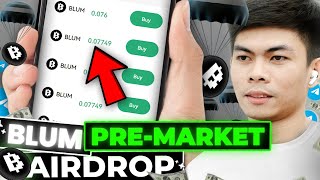 BLUM AIRDROP 500Php Na Sa PreMarket PROMISING TELEGRAM APP [upl. by Leiria676]