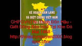 GHPGVNTN Thích Đôn Hậu 1 Giết Đồng Bào Huế Tại Khe Đá Mài Mau Than 1968 [upl. by Ahsitil]