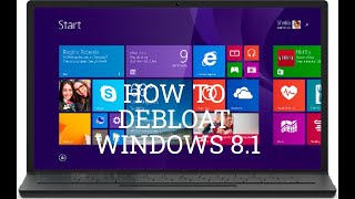 How to Debloat Windows 81 Easy Guide 2024 [upl. by Bokaj]