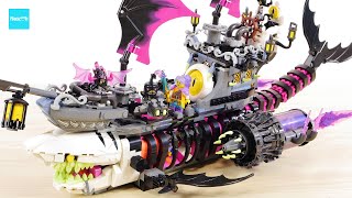 レゴ ナイトメア・シャーク号 71469 ／ LEGO DREAMZzz Nightmare Shark Ship Speed Build amp Review [upl. by Dnumyar626]