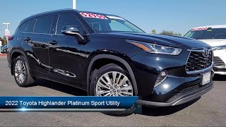 2022 Toyota Highlander Platinum Sport Utility Stockton Lodi Manteca Sacramento [upl. by Yehsa380]