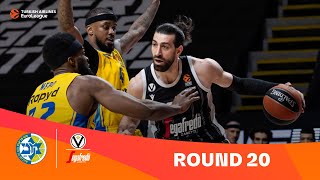 Maccabi Virtus  Round 20 Highlights  202324 Turkish Airlines EuroLeague [upl. by Waltner390]