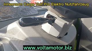 Innenraum Cargo Volt Pro Elektro Nutzfahrzeug [upl. by Yelad]