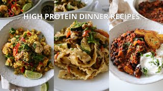 HIGH PROTEIN DINNER RECIPES  Dairy Free amp Delicious 🔥 [upl. by Costanza]