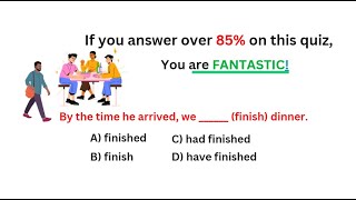 IMPROVE YOUR ENGLISH  A2 amp B1 GRAMMAR QUIZ BASED ON THE 12 TENSES 30 QUESTIONS TO PRACTICE [upl. by Marv]