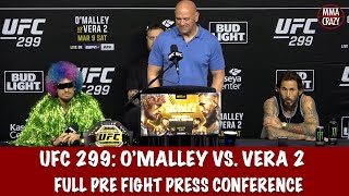 Full UFC 299 Pre Fight Press Conference Sean O’Malley vs Marlon Chito Vera 2 [upl. by Ahtan579]