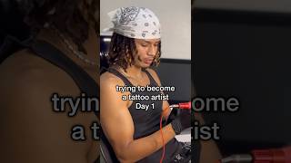 ASMR Practicing Tattooing Day 1 ✍🏽 asmr tattoo tattooartist asmrsounds asmrvideo kobe day1 [upl. by Derward]