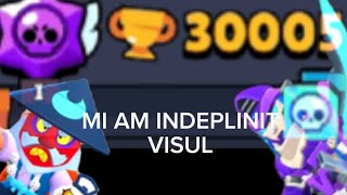 MI AM INDEPLINIT VISUL PE BRAWL STARS  CE MI A PICAT DIN STAR DROP [upl. by Aiekal]