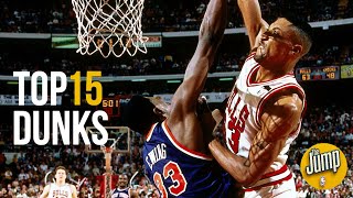 Top 15 Most Memorable NBA Dunks of AllTime  The Jump [upl. by Gnav]