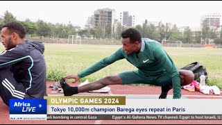 Olympic 10000m champion Barega eyes repeat in Paris [upl. by Letsou943]