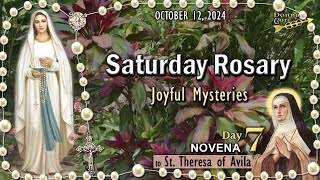 🌼SATURDAY Rosary🌼Day 7 NOVENA to St Theresa of Avila JOYFUL Mysteries OCTOBER 12 2024 Scenic [upl. by Enrico]