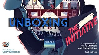 The Initiative Board Game  Unboxing No Spoilers No Talking [upl. by Ixela341]