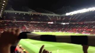 Swansea fans sing quotHymns amp Ariasquot at Old Trafford  Sunday 05012014 [upl. by Renata]