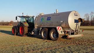 Gülle fahren 2019 mit Fendt Vario 720 und BSA [upl. by Dimond]