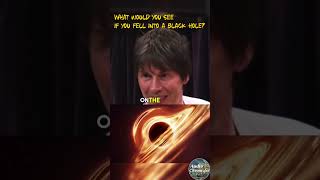 What would you see if you fell into a black hole podcasthighlights podcast briancox [upl. by Nirahs525]