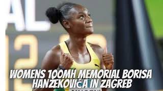 Ackera Nugent Wins the Wowens 100MH Memorial Borisa Hanžekovića in Zagreb 2024 [upl. by Araeic625]