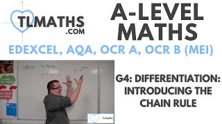 ALevel Maths G401 Differentiation Introducing the Chain Rule [upl. by Gross]