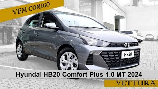 Hyundai HB20 Comfort Plus 1 0 MT 2024 VEM COMIGO [upl. by Depoliti]