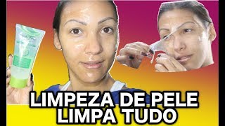 COMO FAZER LIMPEZA DE PELE LIMPA TUDO [upl. by Aay834]