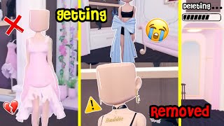 🚨5 ITEMS And DRESSING ROOMS May BE GETTING REMOVED From DRESS TO IMPRESS 😱 NEWS [upl. by Orten]