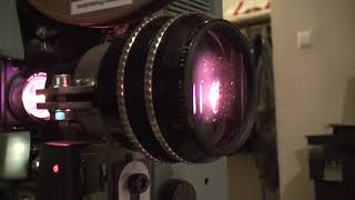 16 mm CinemaScope film projection [upl. by Icaj]