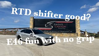 Is RTD Short Shifter good？E46 M3 on track with RTD ECR 27 CCW  big slides [upl. by Eikram923]