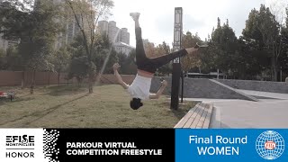 FIG Parkour Virtual Competition 2020  Final ROUND WOMEN [upl. by Noyr]