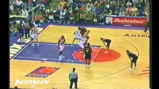 Allen Iverson Highlights vs Jason Kidd the Suns 9798 Derrick Coleman Game Winner [upl. by Kassandra]