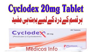 Cyclodex 20 mg used for  Piroxicam  Brexin 20 mg used for  Best painkillers tablet  how to use [upl. by Jermyn]