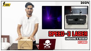 सबसे बढ़िया Laser Light 💡 ROBO Speed 3 Unboxing और Live Test 🎶 [upl. by Anthea]